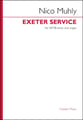 Exeter Service SATB choral sheet music cover